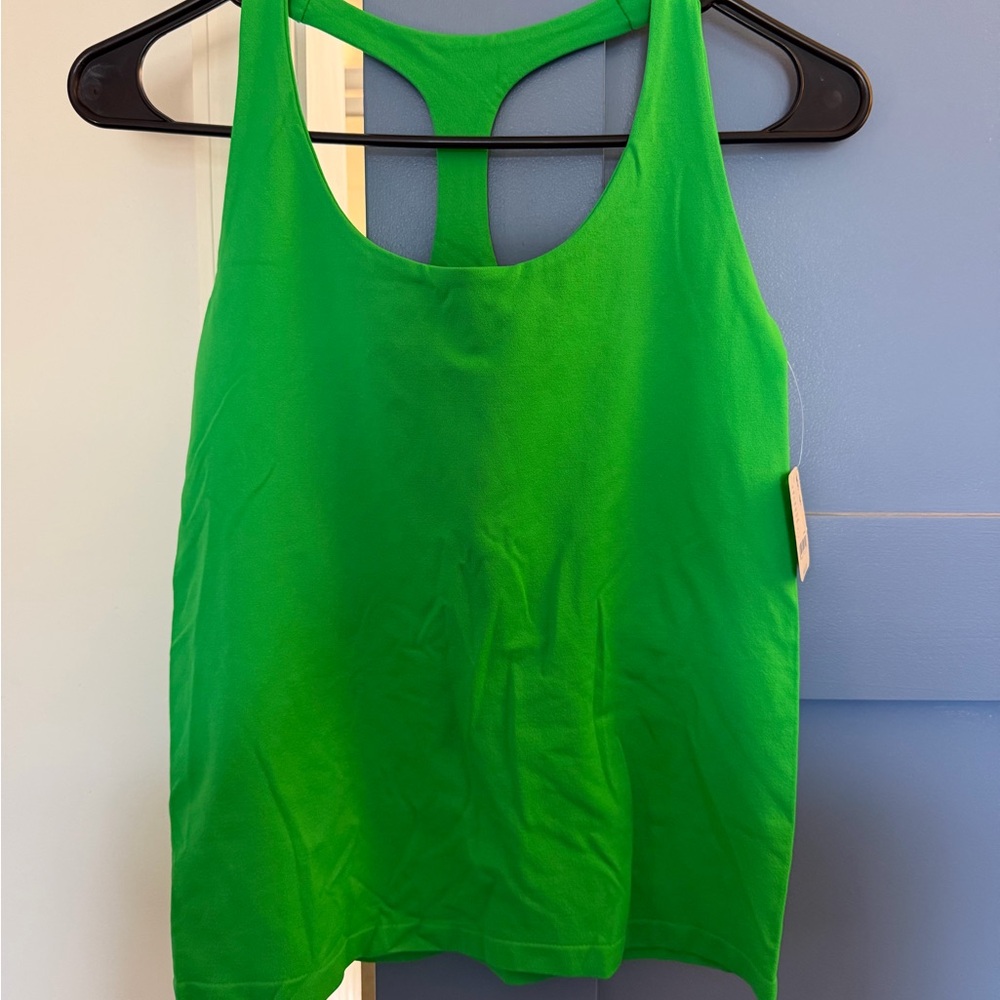 Free People Bright Green Racerback Tank
